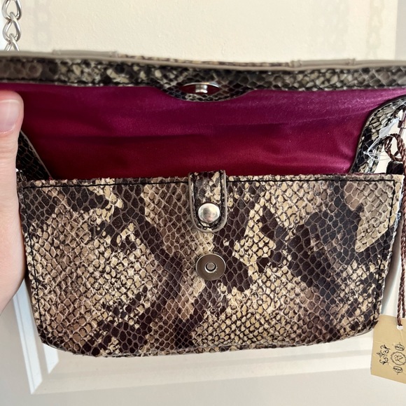Kate Landry Python Crossbody - Picture 6 of 7